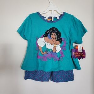 NWT 90s Vintage Esmeralda Girl's Matching Set